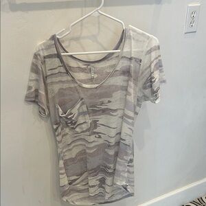 Z supply Gray Camouflage Women's Top